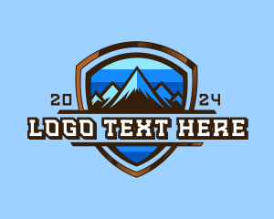 Outdoor Mountain Peak Logo