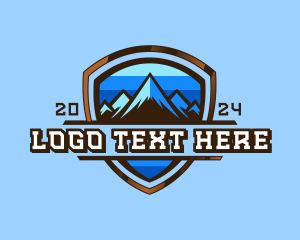 Holiday - Outdoor Mountain Peak logo design