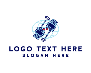 Radio - Global Radio Communication logo design