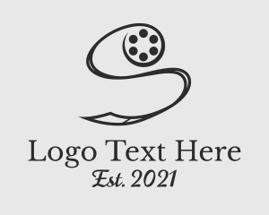 Hollywood - Cinematography Letter S logo design
