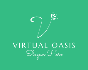 Natural Flower Spa logo design