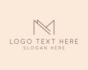 Professional - Modern Luxury Letter M logo design