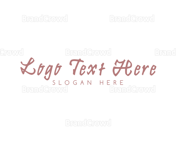 Feminine Cursive Business Logo