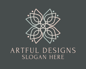 Elegant Tulip Bouquet logo design