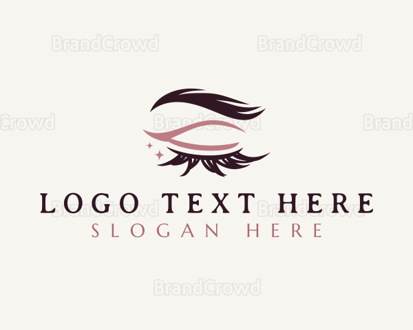 Beauty Eyelash Cosmetics Logo