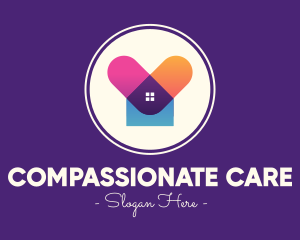 Caring - Gradient Nursing Home logo design