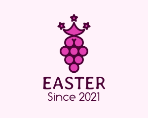 Plum - Grape Fruit Stars logo design
