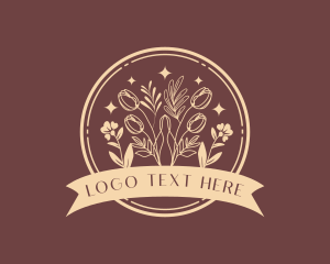 Landscape - Botanical Flower Garden logo design