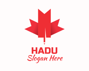 Environment - Canadian Maple Leaf logo design