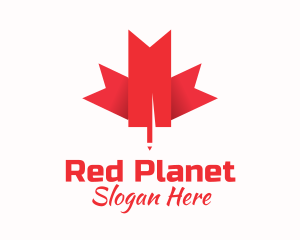 Canadian Maple Leaf  logo design