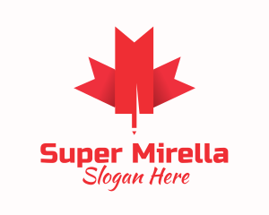 Natural - Canadian Maple Leaf logo design