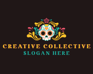 Creative Skull Festival logo design