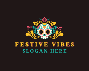 Festival - Creative Skull Festival logo design
