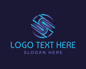 Multimedia Studio Letter S logo design