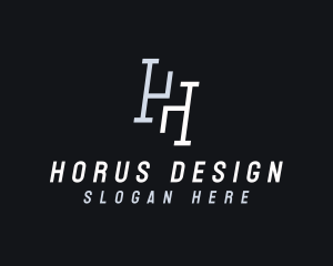 Industrial Letter H logo design