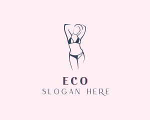 Lingerie Bikini Fashion Logo