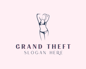 Spa - Lingerie Bikini Fashion logo design