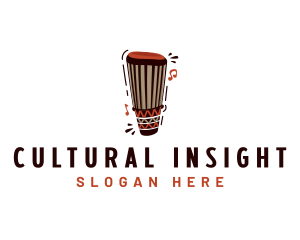 Ashiko African Drums logo design