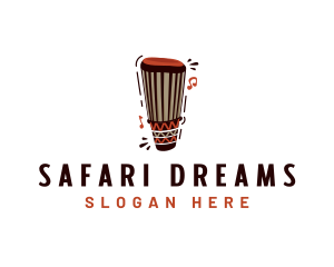 Ashiko African Drums logo design