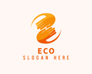 Elearning - Helping Hand Organization logo design
