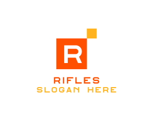 Modern Pixel Tile logo design