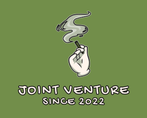 Joint - Weed Hand Smoker logo design