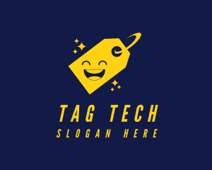 Tag - Shopping Tag Smiley logo design