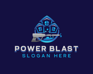 Power Washer Sanitation logo design