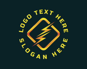 Lighting - Electric Bolt Energy logo design