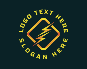 Lightning Bolt - Electric Bolt Energy logo design