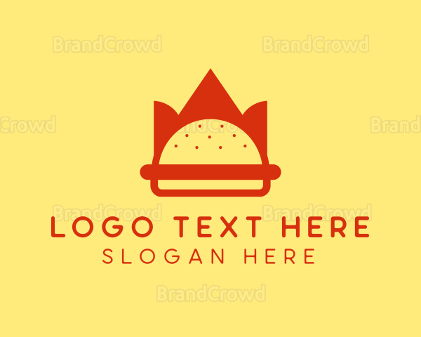 Spicy Burger Crown Logo