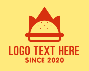 Burger Buns - Burger Crown Restaurant logo design