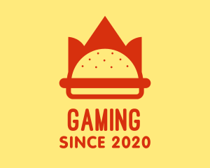 Hamburger - Burger Crown Restaurant logo design