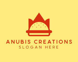 Spicy Burger Crown   logo design