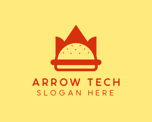 Spicy Burger Crown   logo design