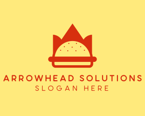 Spicy Burger Crown   logo design