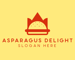 Spicy Burger Crown   logo design