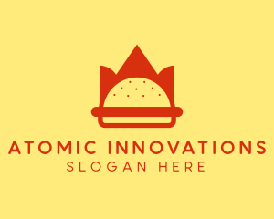 Spicy Burger Crown   logo design