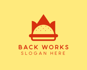 Spicy Burger Crown   logo design