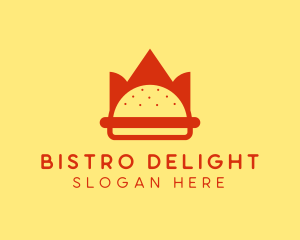 Spicy Burger Crown   logo design