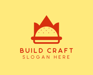 Spicy Burger Crown   logo design