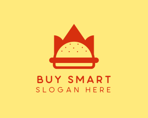 Spicy Burger Crown   logo design