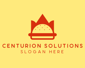 Spicy Burger Crown   logo design