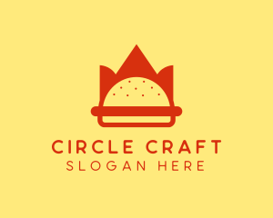 Spicy Burger Crown   logo design