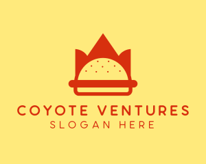 Spicy Burger Crown   logo design