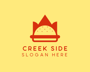 Spicy Burger Crown   logo design