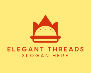 Spicy Burger Crown   logo design