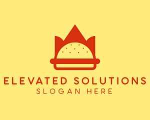 Spicy Burger Crown   logo design