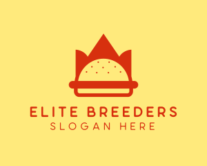 Spicy Burger Crown   logo design