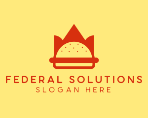 Spicy Burger Crown   logo design